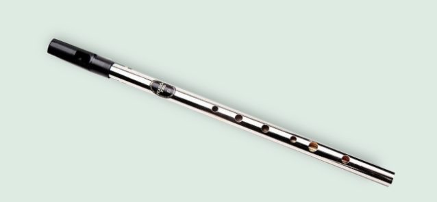 Penny Whistle in High C. Handmade Tunable Tin Whistle, for Irish