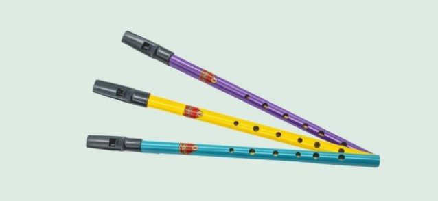 Traditional Irish Tin Whistle in the Key of C/D,Easy-to-learn, for  Beginners,C tone-golden colorG1417 