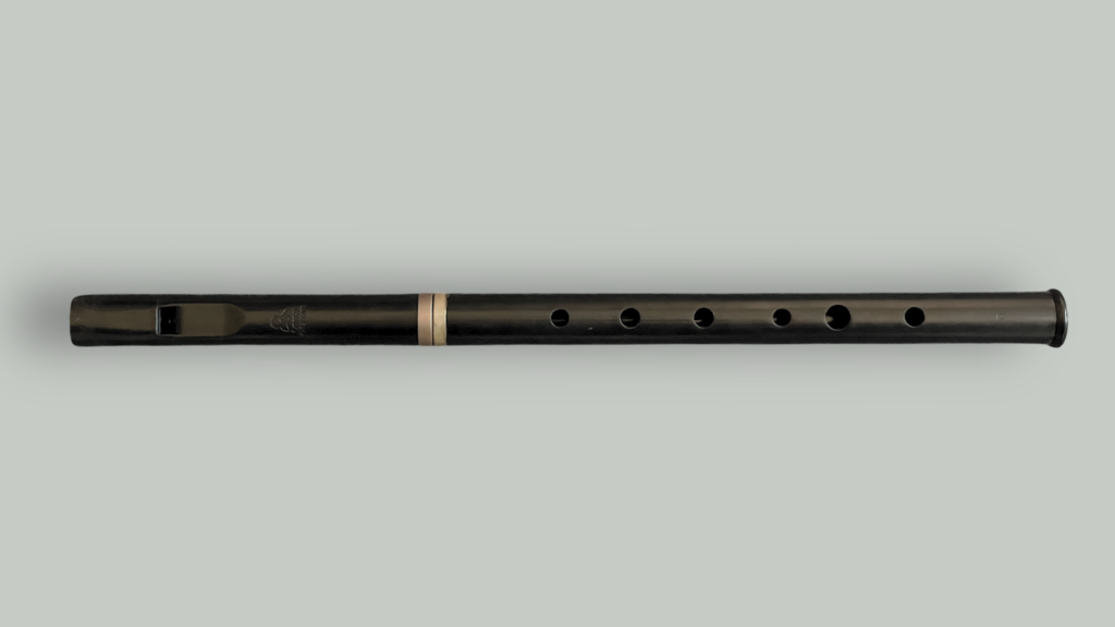Dixon DX005 tin whistle full front view