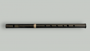 Dixon DX005 tin whistle full front view