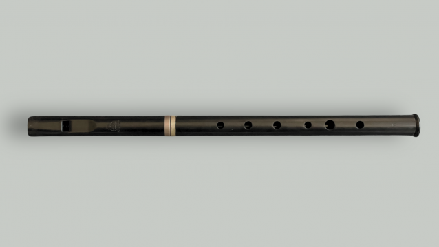 Dixon DX005 tin whistle full front view