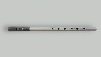 Dixon Trad tin whistle full front view