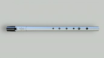Lir PRO aluminum tin whistle full front view