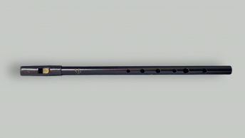 Shuh PRO tin whistle full front view
